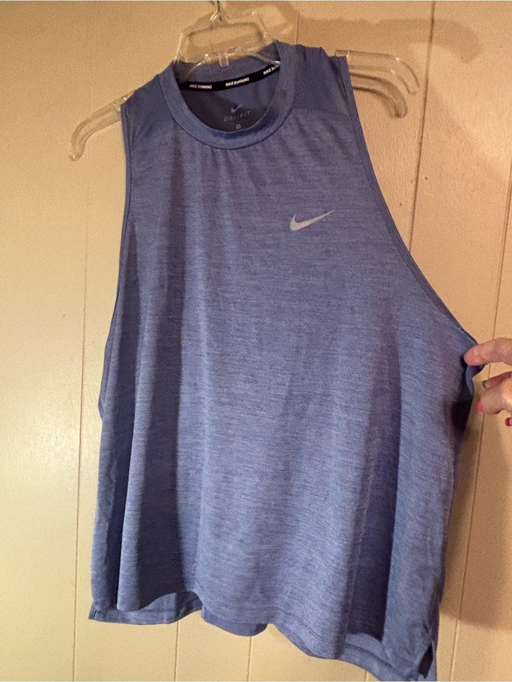 Nike Women's Heather Blue Sleeveless Training Tank